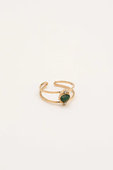 Bague Cléo (vert)
