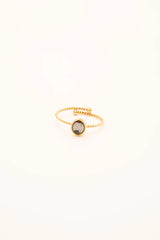 Bague Geyline gris - cristal Swarovski®