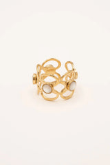 Bague Zinia (Nacre Blanche)