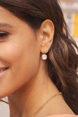 Boucles Béa (cristaux Swarovski® Beige rosé)