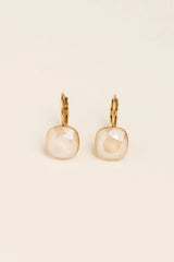 Boucles Béa (cristaux Swarovski® Beige rosé)