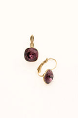 Boucles Béa (cristaux Swarovski® amethyst)