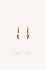 Boucles Léonie (vert olive kaki)