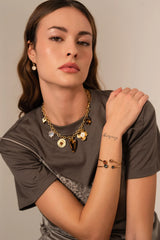 Jonc betty (cristaux Swarovski® black diamond - gris)