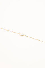 Bracelet Noelynn (agate blanche)