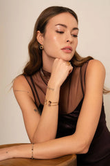 JONC BEA ROSE VINTAGE - cristaux de Swarovski®
