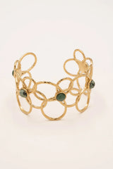 Bracelet jonc zinia (turquoise africaine)