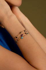 Bracelet Azalée (apatite)