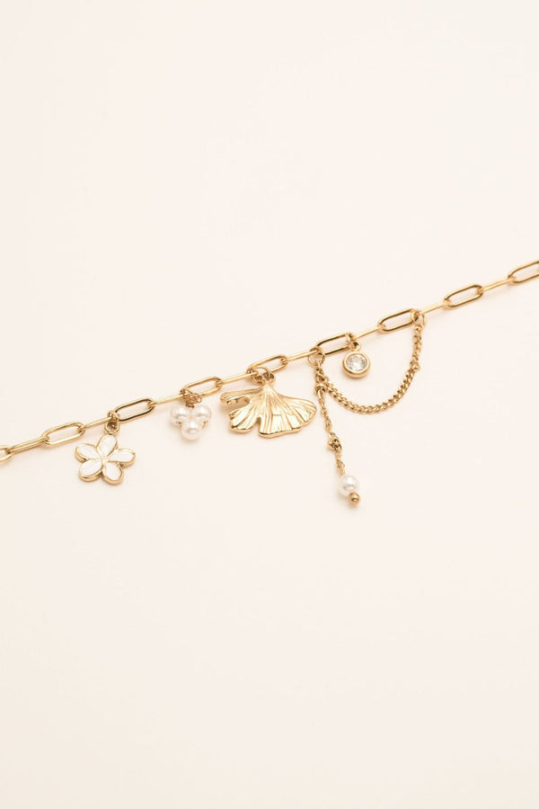 Bracelet Cheville Suzanne (perles)