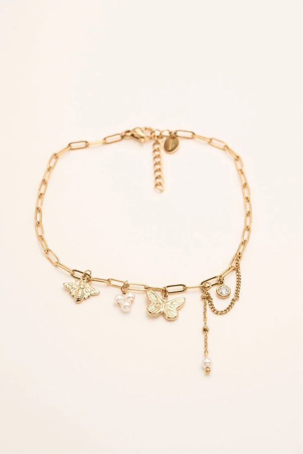 Bracelet Cheville Alicia (Perles)