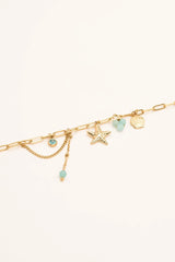 BRACELET CHEVILLE Arya (Amazonite)