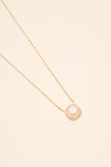 Collier Béa (cristal Swarovski® beige rosé)