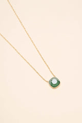 Collier Béa (cristal Swarovski® vert royal)