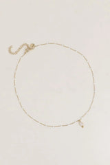 Collier Aveny (agate blanche)