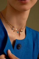 Collier Azalée (apatite)