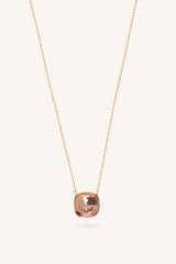 Collier Béa (cristal Swarovski® marron clair)