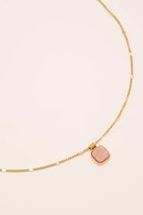 Collier Chloefina (Rhodonite)