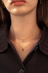 Collier Léonie (vert clair)