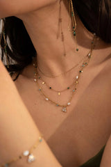 Collier Séléné (vert)