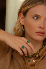 Bague Ginny (malachite)