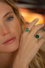 Bague Ginny (malachite)