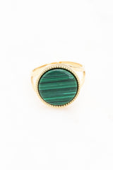 Bague Ginny (malachite)