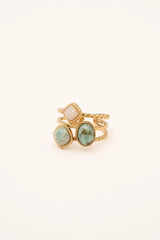 Bague Gaia (vert mix)