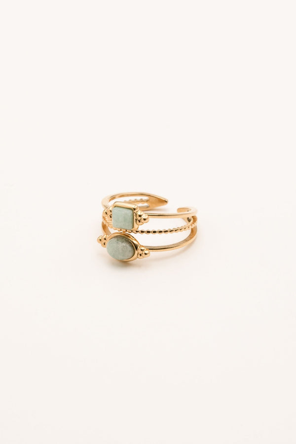 Bague Lunatéssa (Amazonite)