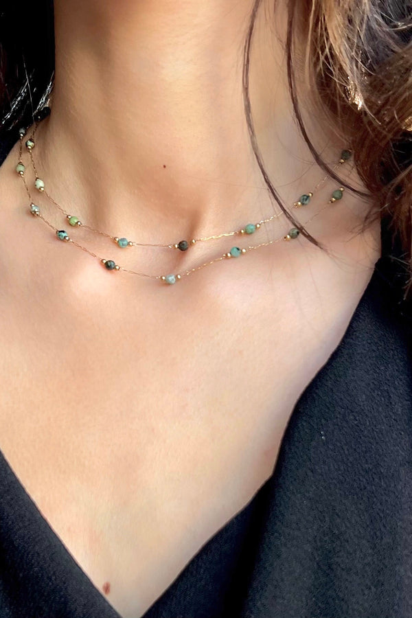 Collier Nerrina (Turquoise Africaine)