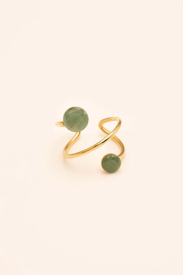 Bague Calista (Aventurine verte)