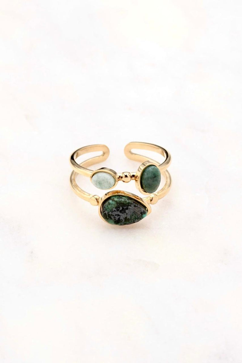 Bague Rayna (turquoise africaine)
