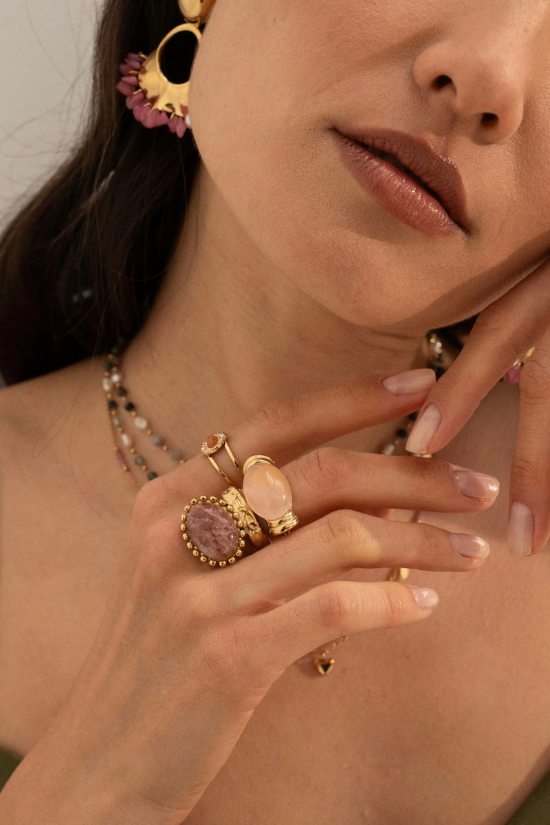 Bague Angeline (quartz fraise)