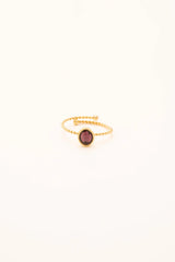 Bague Geyline (pourpre) - cristal Swarovski®