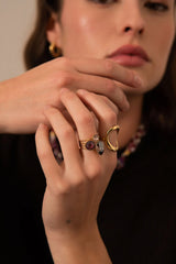 Bague Trilogie Goutte (cristaux Swarovski®)