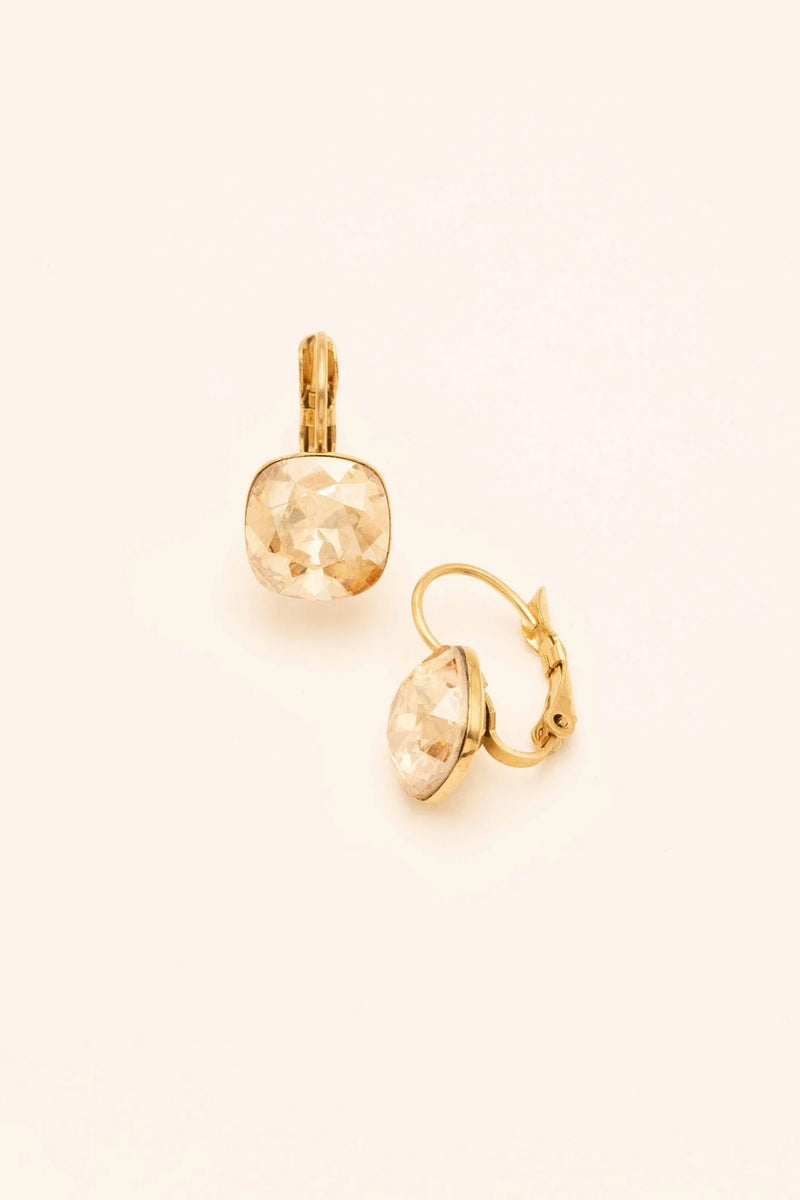 Boucles D'oreilles Cristal Luxury B - Superbes Et Brillantes, Idéales Pour Une Touche D'élégance