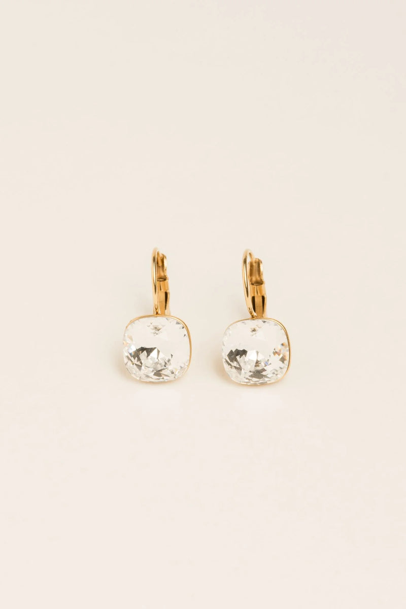 Boucles D'Oreilles Luxury B Avec Cristaux - Occasion, Style Élégant