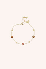 Bracelet riley (cristaux Swarovski® Marron)