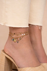 Bracelet cheville Aicha (perles)