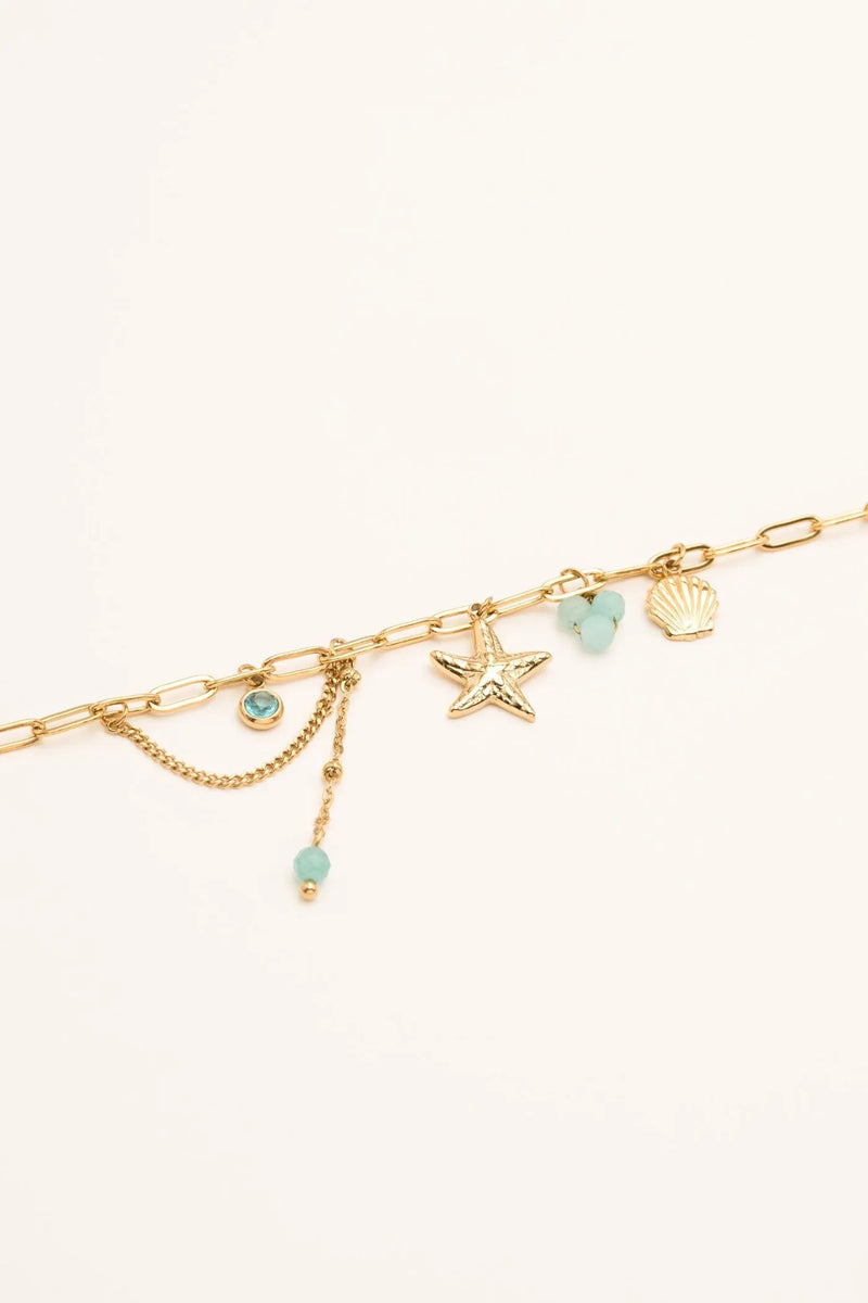 BRACELET CHEVILLE Arya (Amazonite)