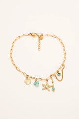 BRACELET CHEVILLE Arya (Amazonite)