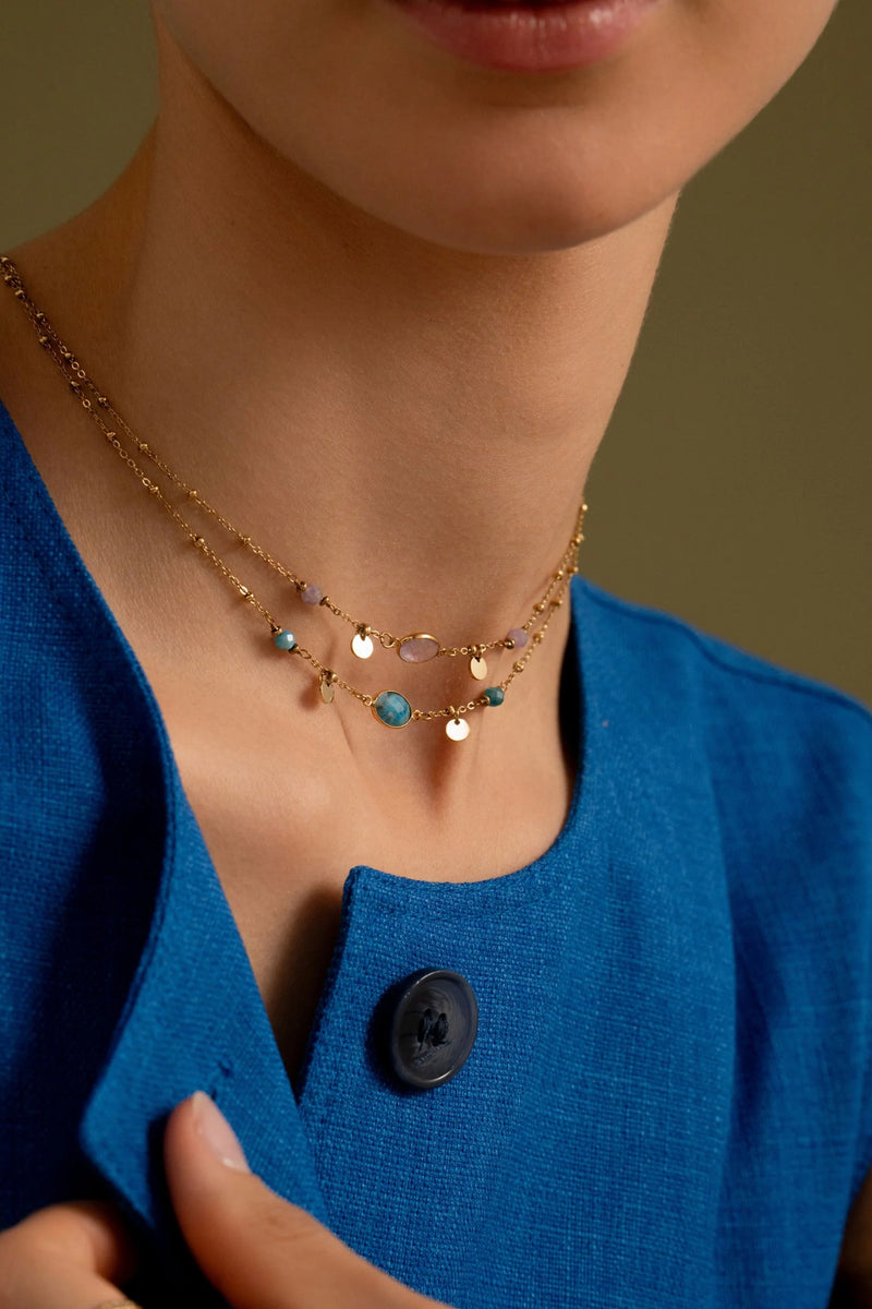 Collier Agatina (blanc)
