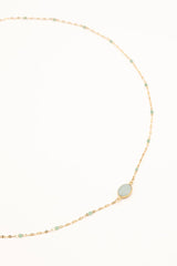 Collier Noelynn (aventurine verte)