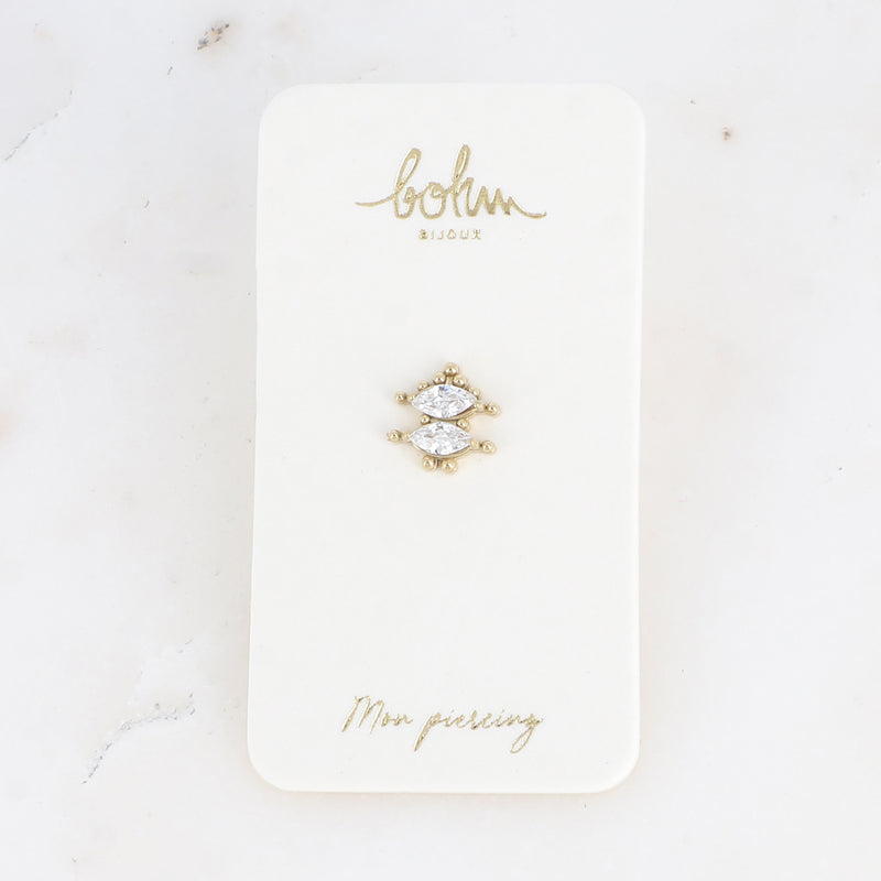 Piercing losange