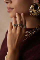 Bague Gaia (bleu mix)