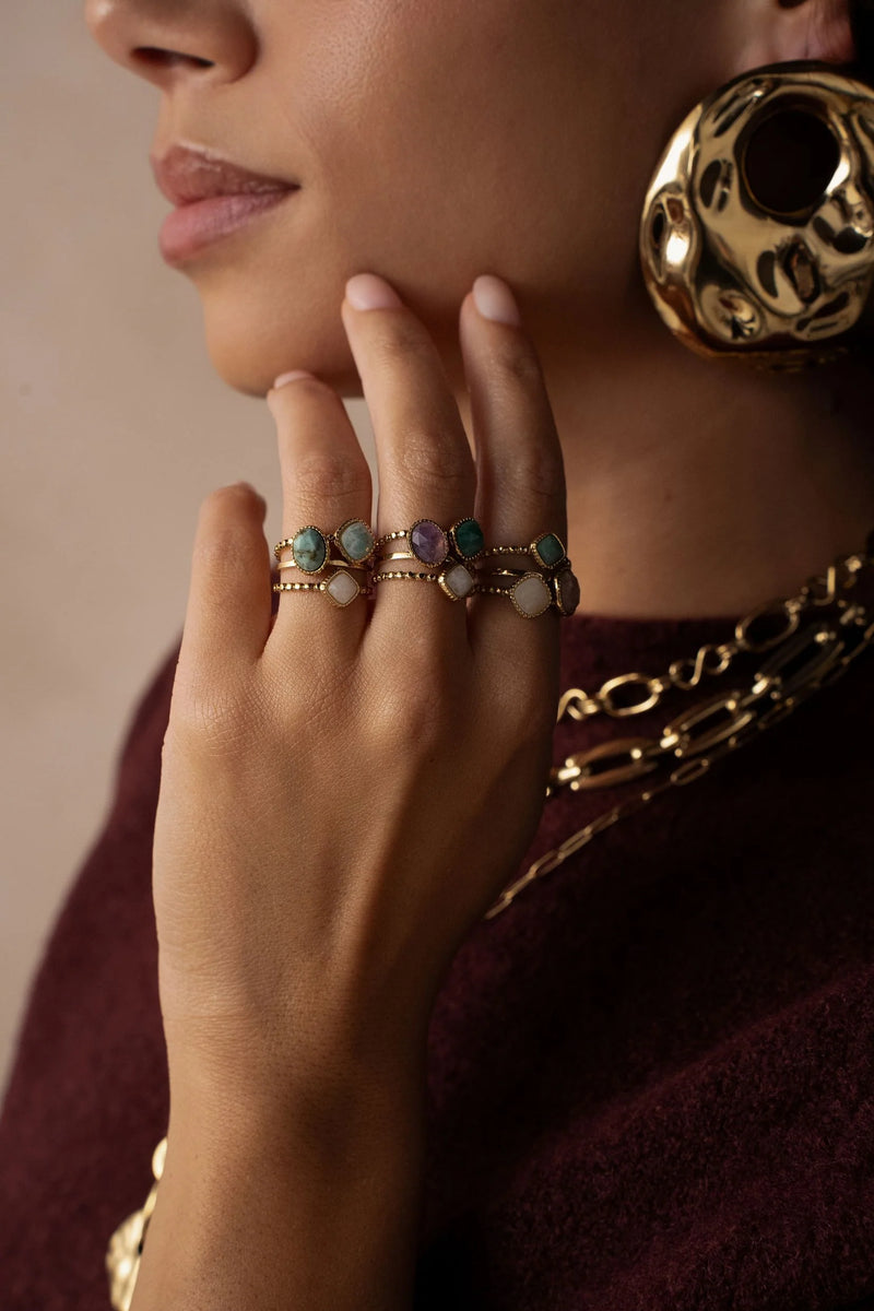 Bague Gaia (bleu mix)