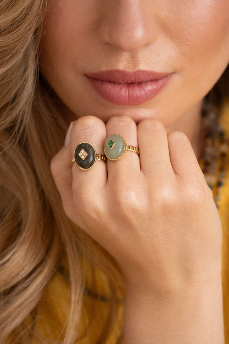 Bague Maayan (Vert)