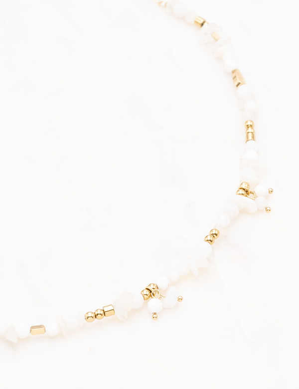 Collier Pavina (blanc)