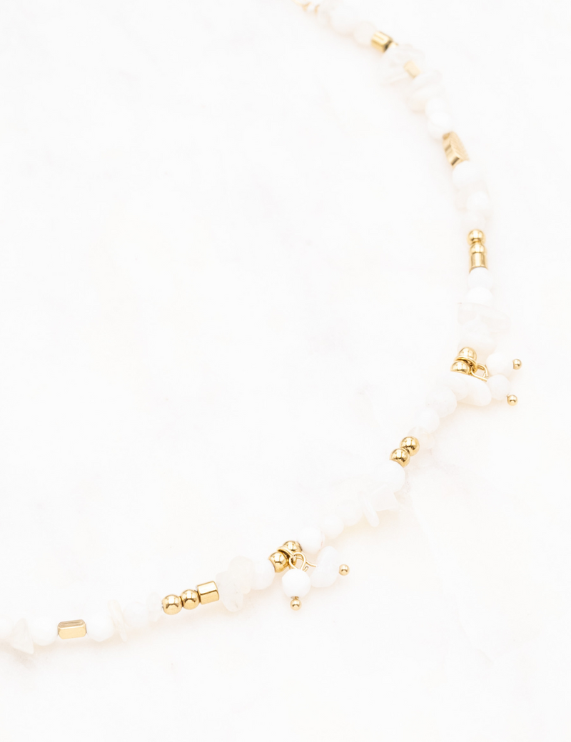 Collier Pavina (blanc)