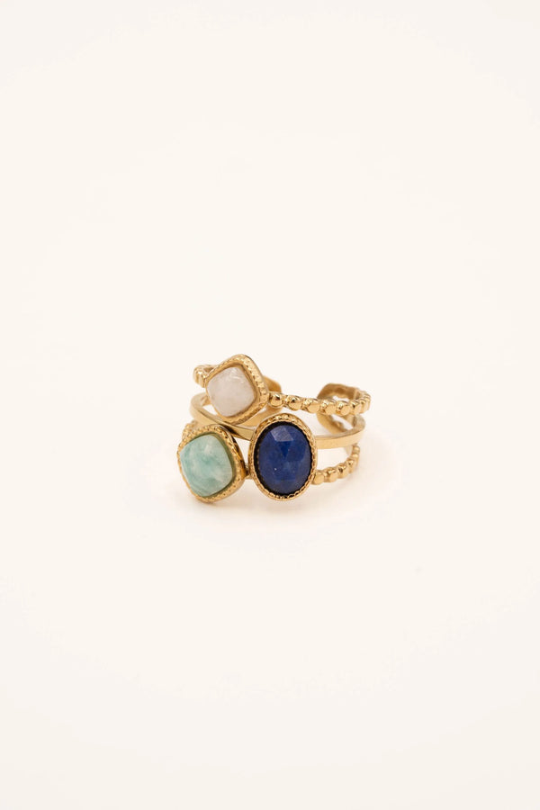 Bague Gaia (bleu mix)