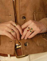 Bague Kinsley (vert)